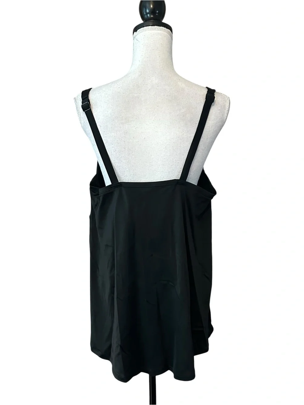 Lane Bryant‎ Cacique Underwire Bra Tankini Top with Embellished Straps SZ 42D